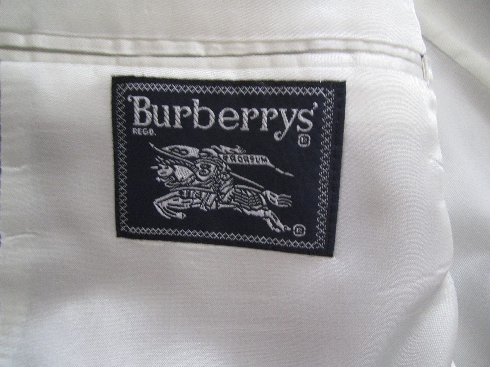 Vtg Burberrys 100% Silk 2 Button Green Blazer Jacket Sz 43 (MJ58) Made in USA thumbnail 10