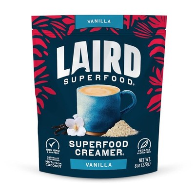 Laird Superfood Kaffeesahnekännchen ohne Milchprodukte, Vanille - 227g