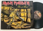 Iron Maiden LP "Piece of Mind" EMI Captitol 12274 ~ 1983 ~ 1st Press VG++