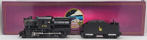 MTH 20-3356-1 CNJ 4-6-0 Camelback Steam Loco con PS2 (ruedas Hi-Rail) #774 LN/caja | Zustand: Used
