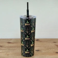 Wicked: For Good Tumbler - Elphaba + Wicked Design - Universal Studios