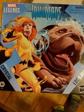 Inhumans Marvel Legends Series Crystal and Lockjaw Deluxe 6-Inch Action Figures