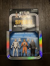 Star Wars Vintage Collection LUKE SKYWALKER JEDI DESTINY 3-Pack Special Set SDCC