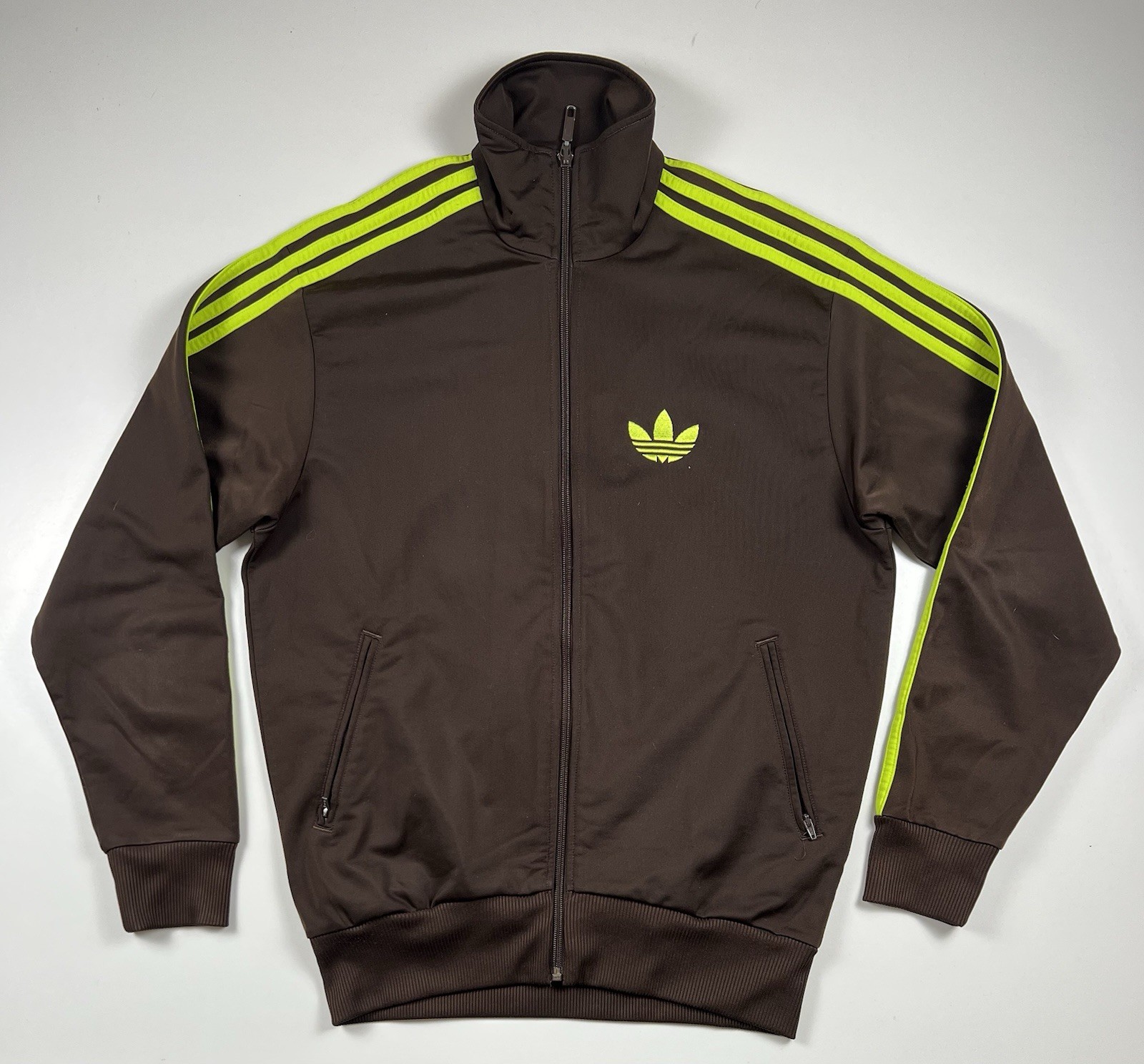 Adidas Firebird Felpa Marrone Verde Taglia XS Uomo Men Jacket Retro