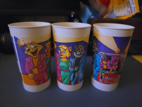 1990's Cinemark Theatres Promo Cups Lot Of 3 Vintage Collectors Front Row Joe