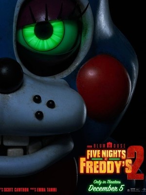 2025 Five Nights At Freddy's 2 Movie Poster 11X17 Freddy Fazbear's Pizzeria  