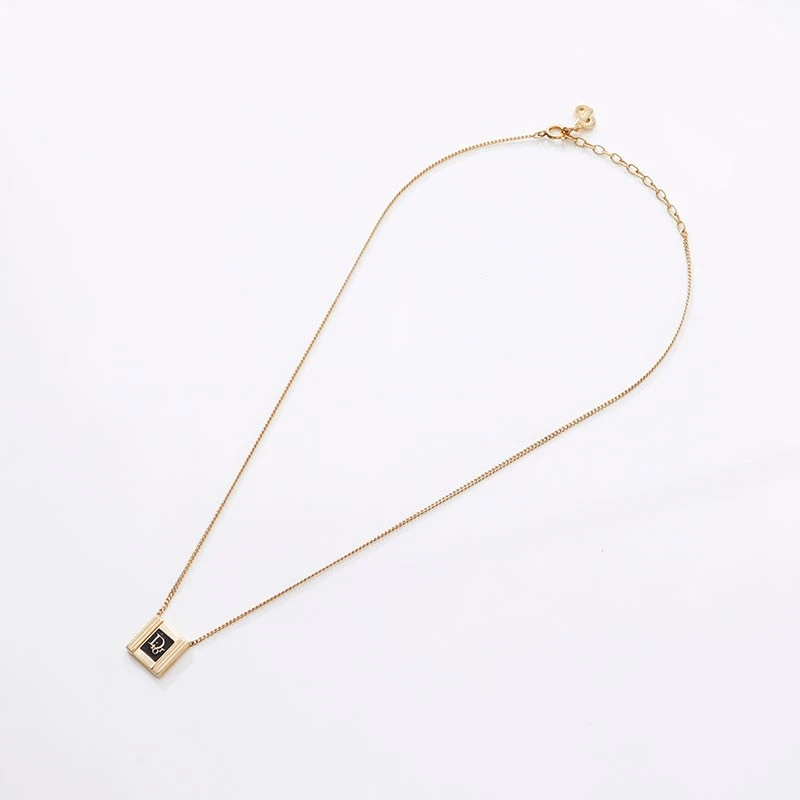 Collana logo Christian Dior oro WS14592