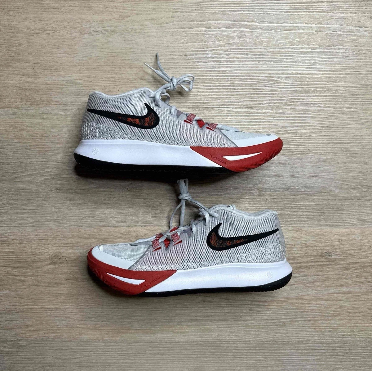 Nike Kyrie Flytrap 6 Athletic Shoes Gray/Red NEW Size 10 Nike Kyrie Flytrap 6 University Red for Sale | Authenticity  main image 4