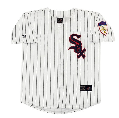 Chicago White Sox 1951 Cooperstown Throwback White Jersey Men’s Size Large