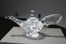 DISNEY WATERFORD CRYSTAL ALADDIN'S GENIE LAMP