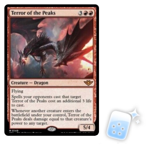 TERROR OF THE PEAKS Outlaws Of Thunder Junction OTJ Magic MTG MINT CARD - Picture 1 of 1