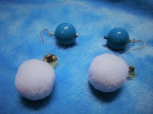 Lot De 3 Paires De Boucles D'oreilles Vintage - Métal, Avec Clous Et Clips