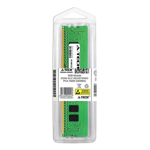 8GB PC4-19200R RDIMM (Micron MTA9ASF1G72PZ-2G3B1 Equivalent) Server Memory RAM - Picture 2 of 2