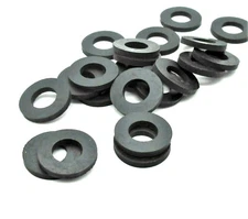 13mm ID Rubber Flat Washers  25mm OD x 3mm Thick   Oil Resistant NBR  Spacers