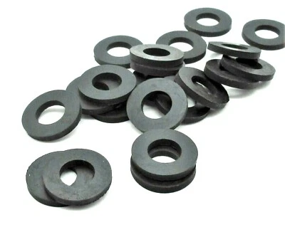 ALLTRADE SUPPLY INC 13mm ID x 25mm OD x 3mm Thick NBR Rubber Flat Washers Oil Resistant Seals Spacer