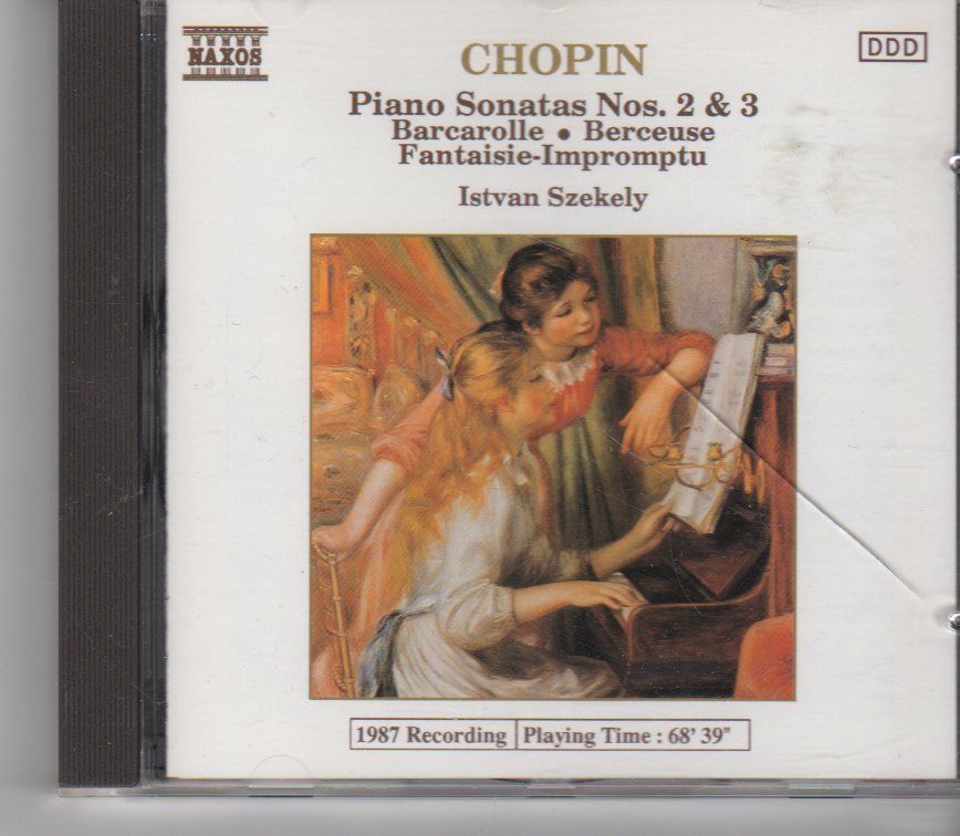 (GA460) Chopin: Piano Sonatas - 1988 CD