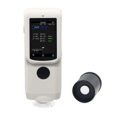 Portable Spectrocolorimeter Color Difference Analyzer 8mm Aperture Touch Screen
