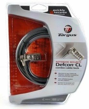 Targus Defcon CL Notebook Laptop Desktop Projector Combo Cable Lock Security
