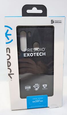 Speck Presidio Exotech Series Case w/ Grips for Samsung Galaxy A21 - Black