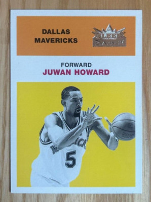 Juwan Howard 2001-02 Fleer Platinum Anniversary Edition #102 Mavericks #'d /201