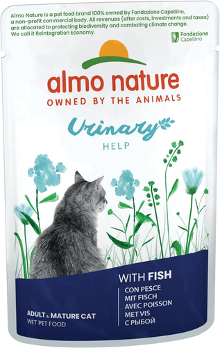 Urinary Help Alimento Umido per Gatti Adulti - Con Pesce - Con Pollo - Confezion - Foto 7 di 12