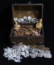 US Coin Lots - Rare US Coins - PACKED INSIDE A CHEST - GREAT GIFT (SM)