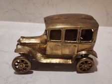 Brass 1920's Cast Model T Ford Sedan Vintage