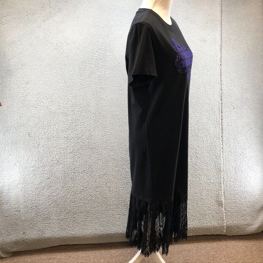Opening Ceremony T Shirt Dress Womens Medium Black Purple Opening Ceremony T Shirt Dress Womens Medium Black Purple