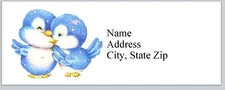 Personalized Address Labels Primitive Country Bluebirds  (bx 376)