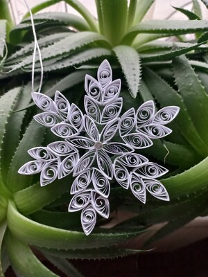 Quilling Stern Schneeflocke 2412-5 Winter Advent Baumschmuck Deko