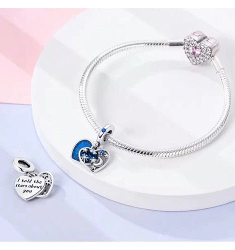 Charm For Bracelet Beads 925 Sterling Silver 24h Free Delivery Special Price - Picture 197 of 271