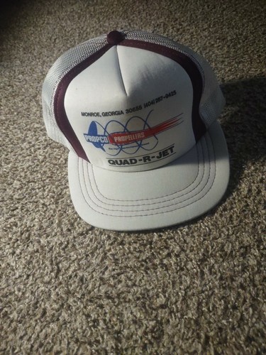 Vintage Propco Propellers quad r jet snapback hat Boaters fishing Angler trout - 第 1/5 張圖片