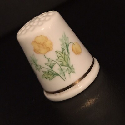 SAMMLERSTÜCK FINGERHUT GELBE BLUME ST KLÄRT WALE 6