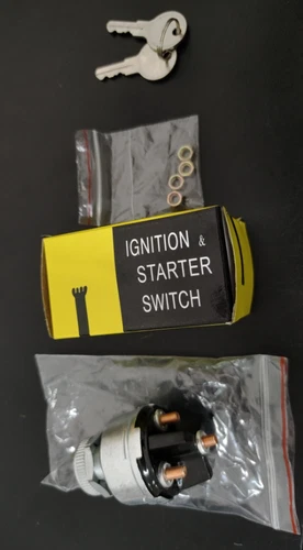 Universal Ignition Key Starter Switch w/ 2 Keys For Car Tractor Trailer 12V-24V - Picture 13 of 13