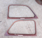 <!--F#f_0-->1940 Chevy 4dr Sedan FRONT DOOR WINDOW GARNISH MOLDINGS Original GM pair Special<!--F/-->