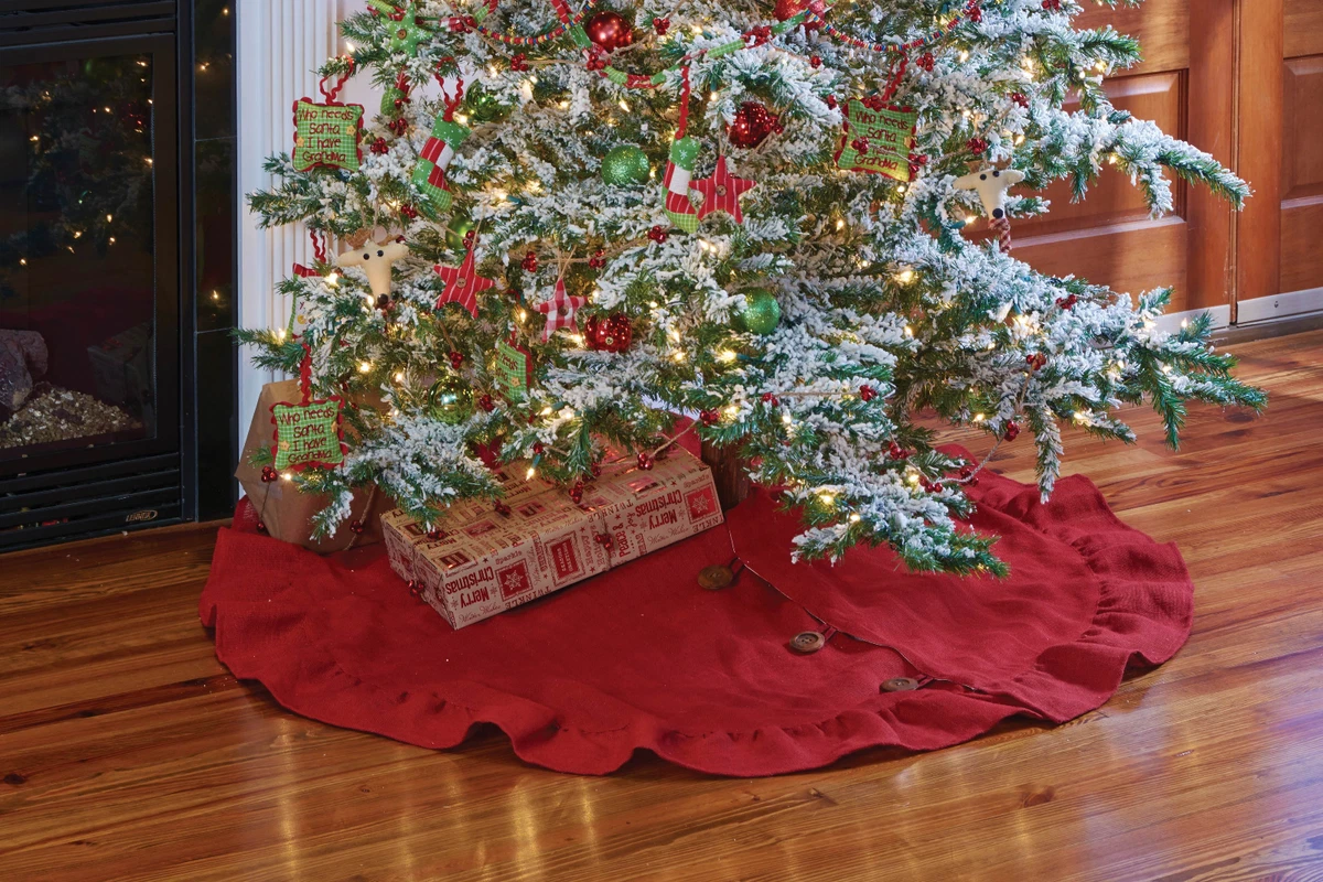 Burlap online christmas tree