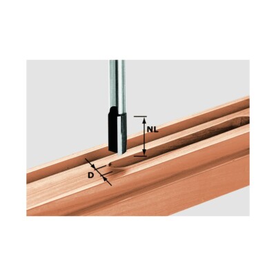 Festool Nutfräser Oberfräse Fräse HW Schaft 8 mm HW S8 D10/20 490959