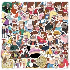 10 Random Gravity Falls Cartoon Stickers Disney Decals Hydro Yeti Free Shipping!