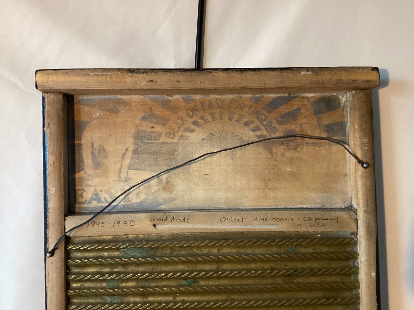 Antique/Vintage Bear On Easy Gold For LingerieSilver Columbus