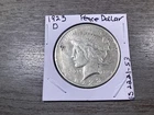1923 D Peace 90% Silver Dollar in Very Fine Condition 052321 53ak