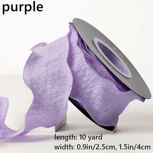 10 Yard DIY Frill Webbing Tape Ribbon Strap Thin Wrapping Sewing Material Crafts - Picture 22 of 27