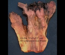 Redwood Slab River Table DIY Craft Wood R22-296