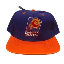 Vintage Phoenix Suns Drew Pearson Youth Snapback Hat 90s New w Tags NBA Playoff