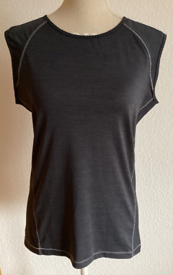 NEUw Decathlon Damen Sportshirt 34 36 XS Top ärmellos Rückenfalte, Yoga, Pilates