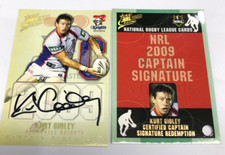 2009 Select NRL Classic Captain Signature Redemption Cards CS19 KURT GIDLEY #34