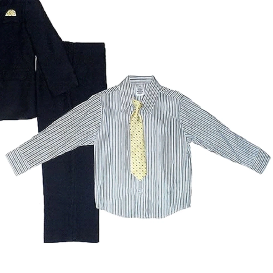 Traje de 4 piezas Arrow Little Boy azul marino - grande 6 - nuevo con etiquetas Foto 3 de 4