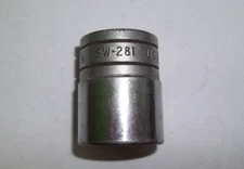 Snap-On SW-281 7/8" 12 Pt. 1/2" Drive Shallow Chrome Socket
