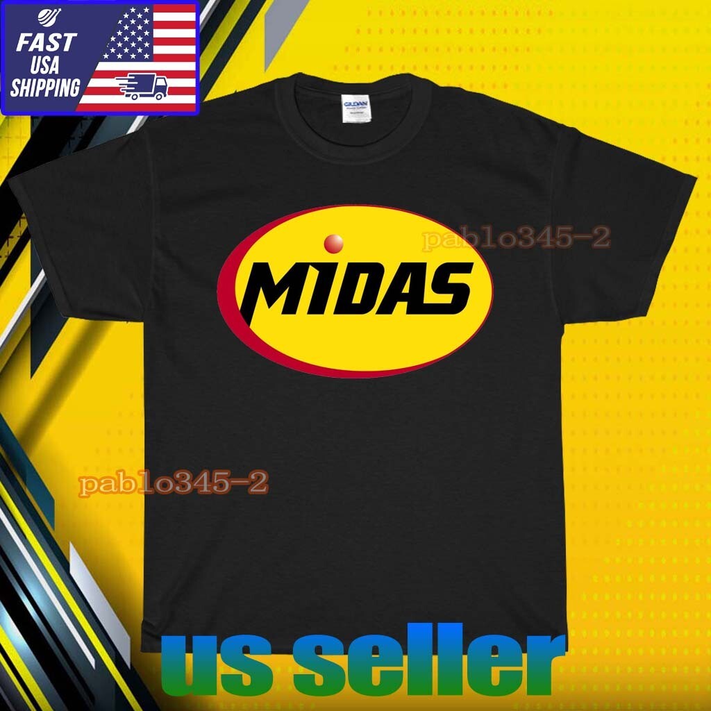 NEW SHIRT MIDAS LOGO T-SHIRT UNISEX FUNNY AMERICAN USA SIZE S-5XL