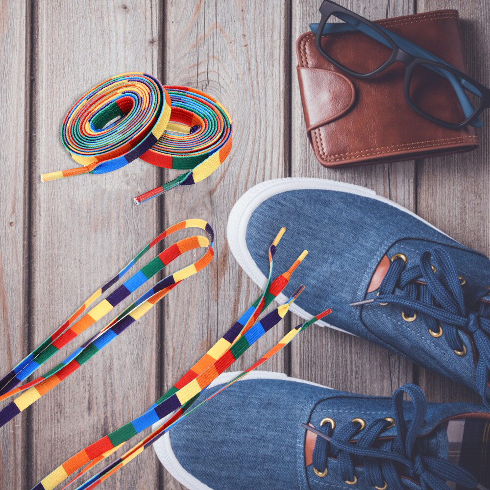 APL 3 paia di lacci arcobaleno donna fitness per scarpe scarpe scarpe da ginnastica