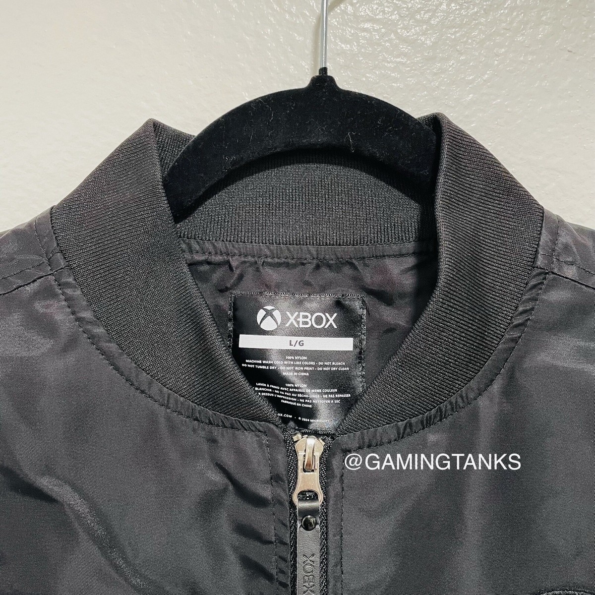 Veste Bomber Noire Femme - Statement - OL Lyonnes